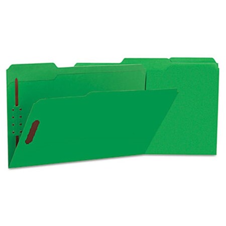 Coolcrafts Manila Folders; 2 Fasteners; .33 Tab; Legal; Green, 50PK CO883736